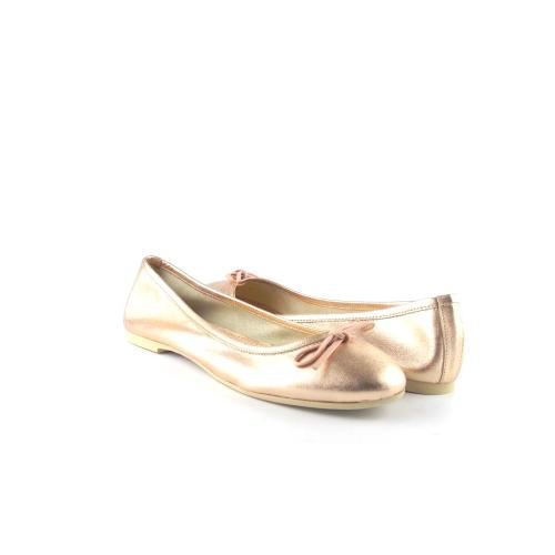 Balerini dama in piele naturala E400 Rosa-Intagliata