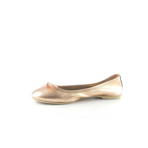 Balerini dama in piele naturala E400 Rosa-Intagliata