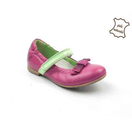 Balerini din piele naturala BAM 476