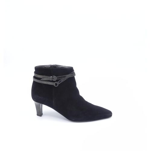 Botine dama din piele intoarsa Kamelia negru