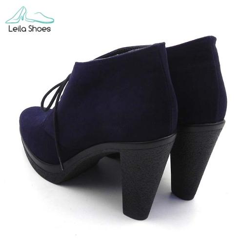 Botine dama din piele intoarsa naturala VV 345