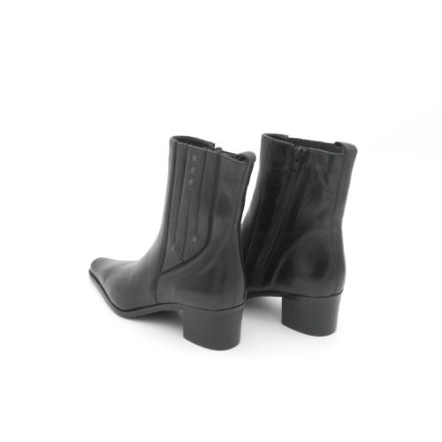 Botine dama din piele naturala Criss Negru