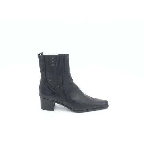 Botine dama din piele naturala Criss Negru