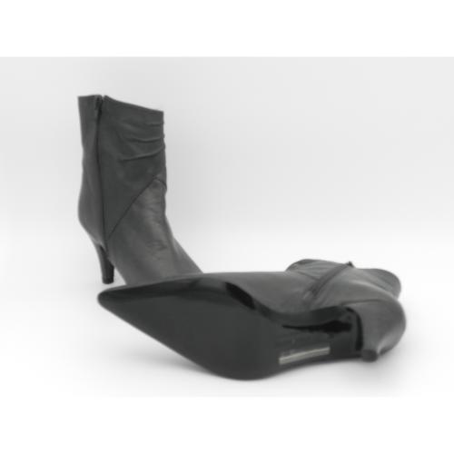Botine dama din Piele naturala Gill gri