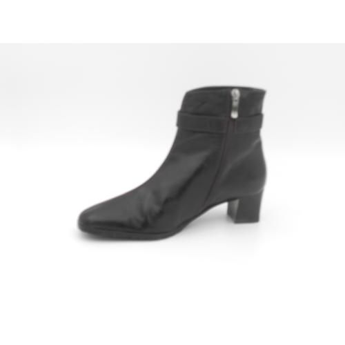 Botine dama din piele naturala Iry maro