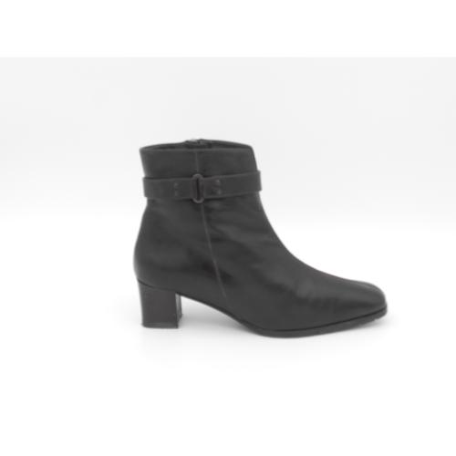 Botine dama din piele naturala Iry maro