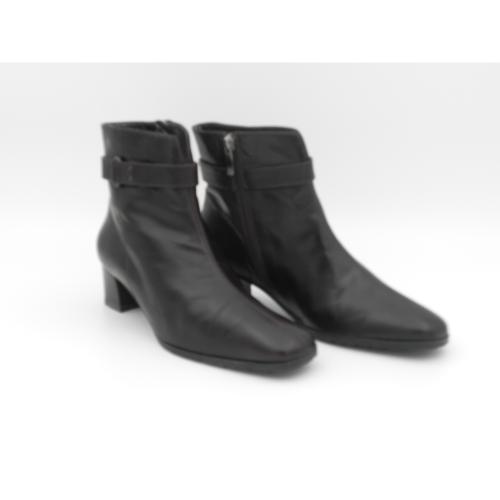 Botine dama din piele naturala Iry maro