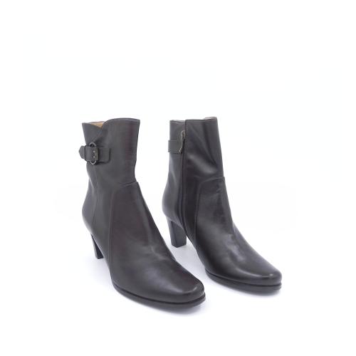 Botine dama din piele naturala Milaneri maro