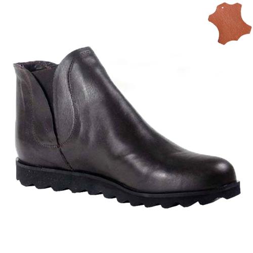 Botine dama  piele naturala Haley BOX NAP-TDM1