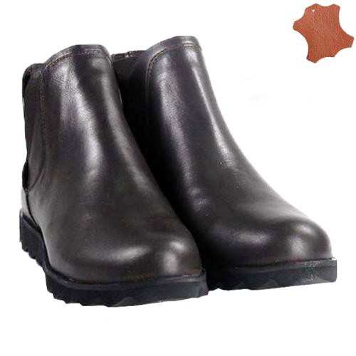 Botine dama  piele naturala Haley BOX NAP-TDM1