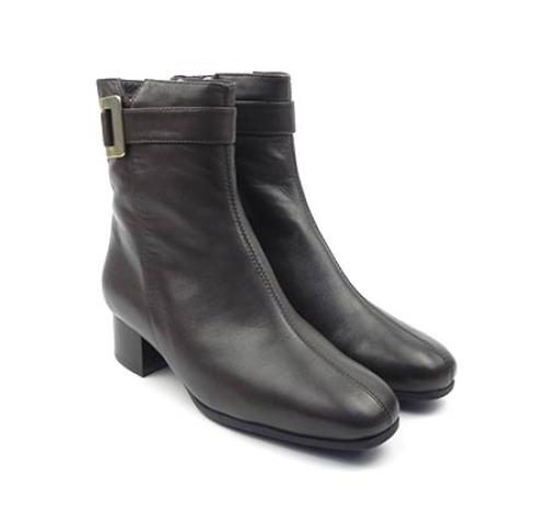 Botine imblanite din piele naturala VV 153 