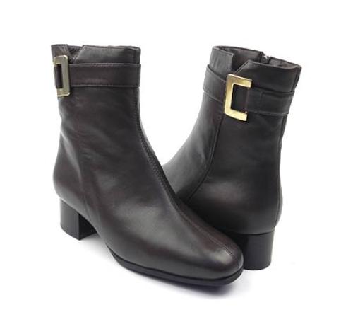 Botine imblanite din piele naturala VV 153 