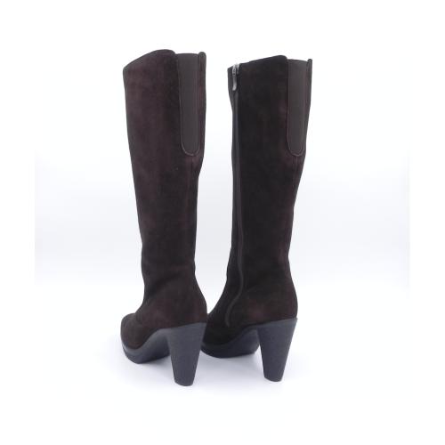 Cime dama din piele naturala intoarsa Luna maro