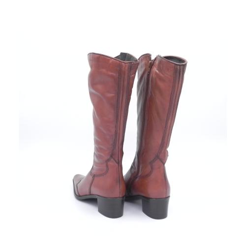 Ciocate dama din piele naturala Cowboy maro