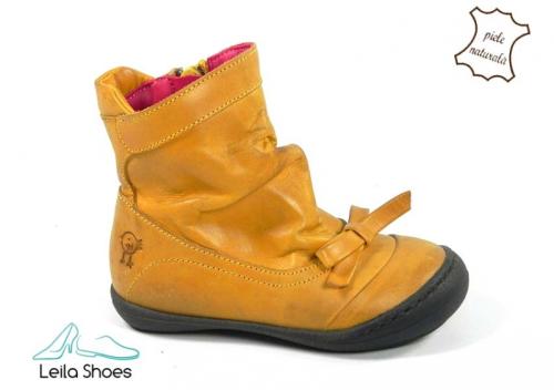 Cizme vintige galbene cu funda BAM 110 