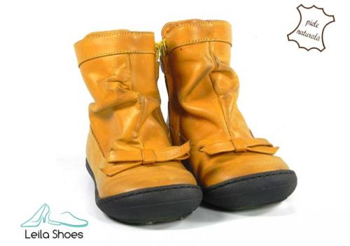 Cizme vintige galbene cu funda BAM 110 