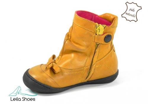 Cizme vintige galbene cu funda BAM 110 