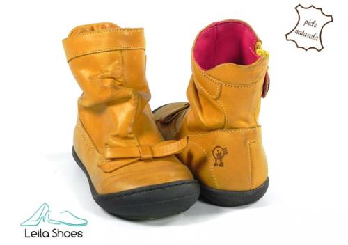 Cizme vintige galbene cu funda BAM 110 