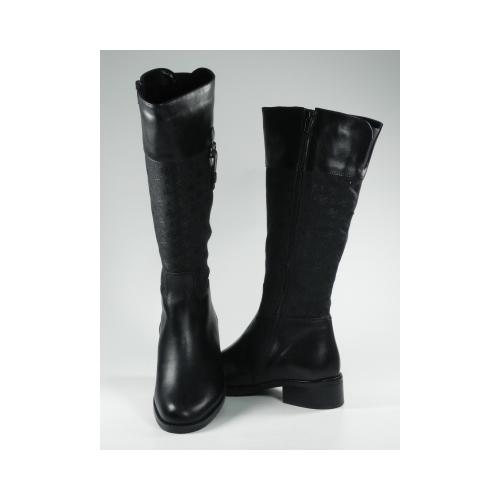 Cizme Dama piele naturala negru VALLEVERDE Aida 8170-732