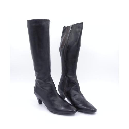 Cizme dama din Piele naturala Alba maro