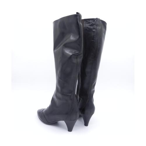 Cizme dama din Piele naturala Alba maro