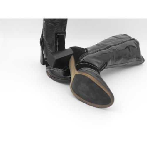 Cizme dama din piele naturala Ani negru