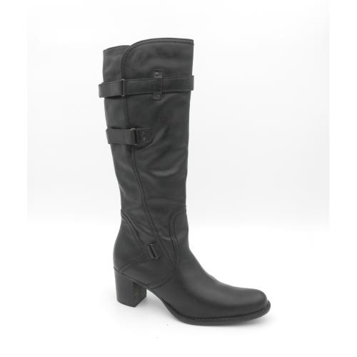 Cizme dama din piele naturala Aveline negru