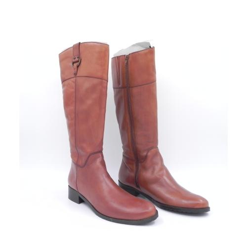 Cizme dama din piele naturala Gita maro