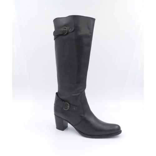 Cizme dama din piele naturala Livi maro