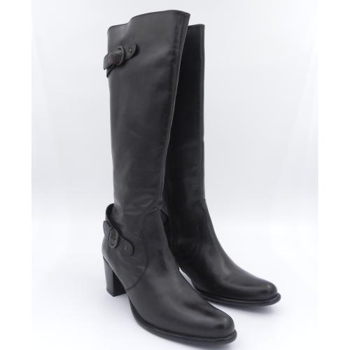 Cizme dama din piele naturala Livi maro