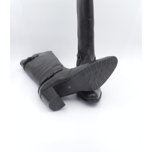 Cizme dama din piele naturala Livi maro