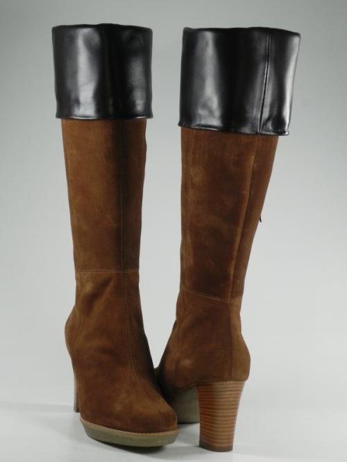 Cizme dama din piele naturala velur 8278-380