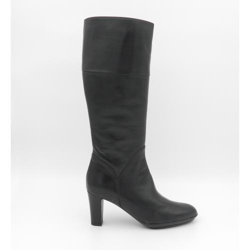 Cizme dama din piele naturala Velvet negru