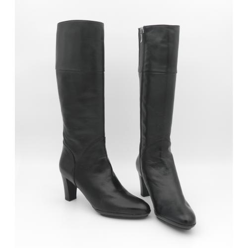 Cizme dama din piele naturala Velvet negru