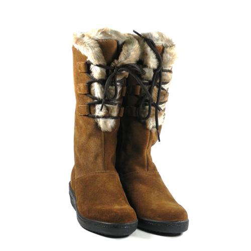 Cizme dama din piele velur 1741-368