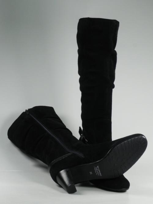 Cizme dama din piele velur 8191-006