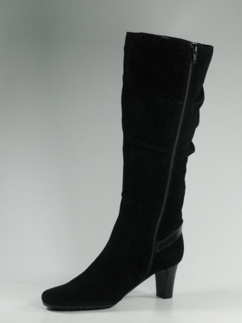 Cizme dama din piele velur 8191-006