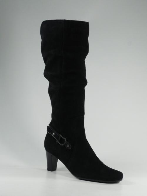 Cizme dama din piele velur 8191-006