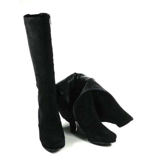 Cizme dama din piele velur 8269-006
