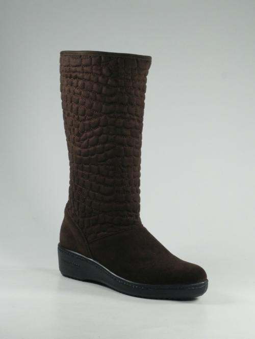 Cizme dama din piele velur cu Skalli 1739-004