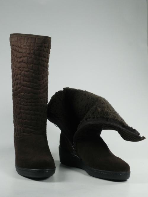 Cizme dama din piele velur cu Skalli 1739-004