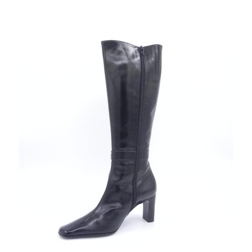 Cizme dama elegante din piele naturala Canta negru