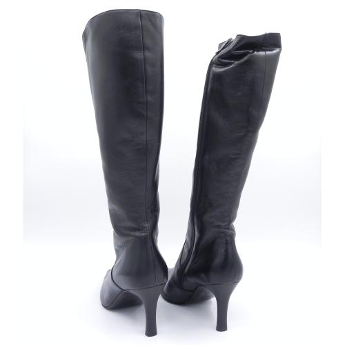 Cizme dama elegante din piele naturala Clara negru