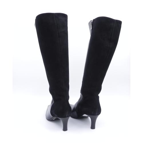 Cizme dama elegante din piele naturala Kaelya negru