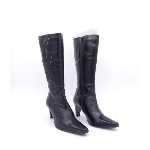 Cizme dama elegante din piele naturala Muse negru