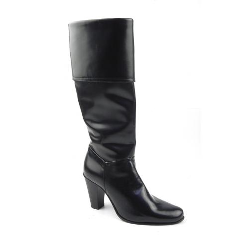 Cizme Dama negre din piele naturala Valle Verde 8586-006