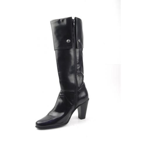 Cizme Dama negre din piele naturala Valle Verde 8586-006