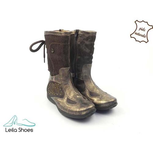 Cizme din piele intoarsa naturala BAM 590