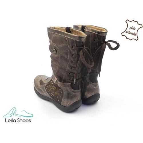 Cizme din piele intoarsa naturala BAM 590