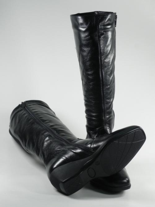 Cizme dama piele naturala negru  Zonnya